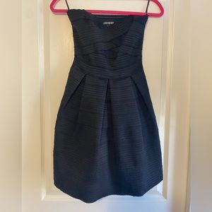 Express Black Dress no straps Size XS